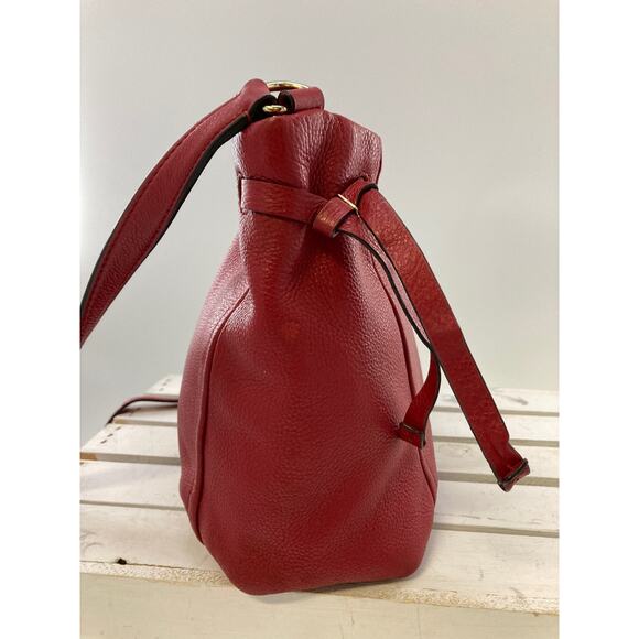 KATE SPADE RED SMALL PEBBLED LEATHER CROSSBODY BAG - Picture 5 of 14